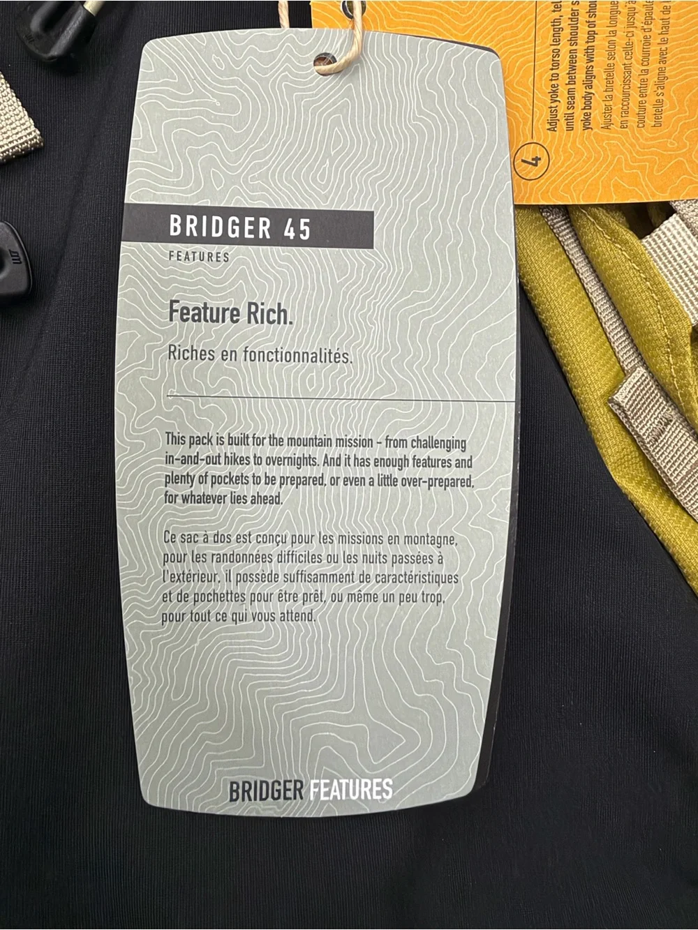 Mystery Ranch Bridger 45 medium dal brand new backpack